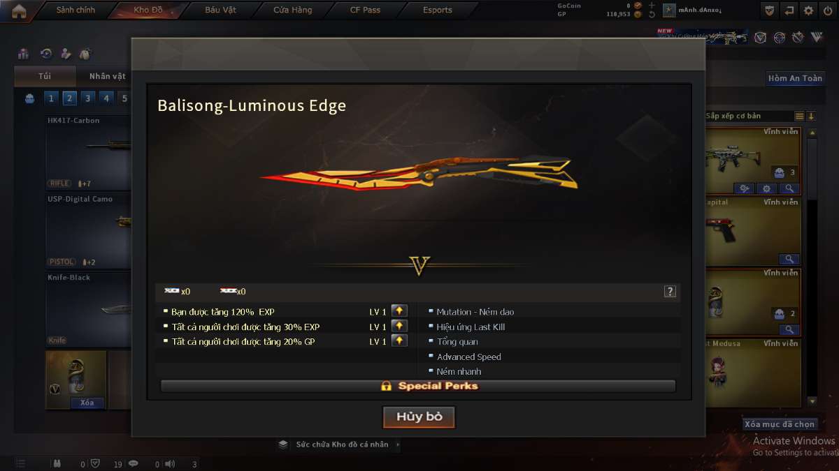 shop acc cf uy tin gia re